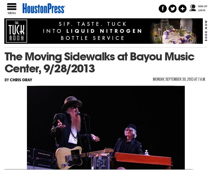 The Moving Sidewalks Bayou Music Center