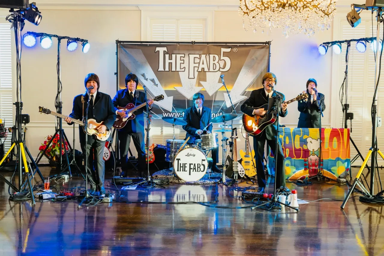 The Fab 5 performing live on stage